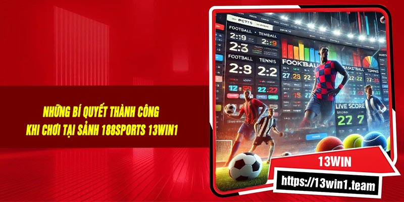Những bí quyết thành công khi chơi tại Sảnh 188SPORTS 13Win1